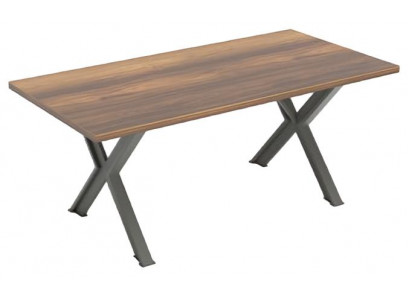 Office desk writing desk table brown study office rectangular modern