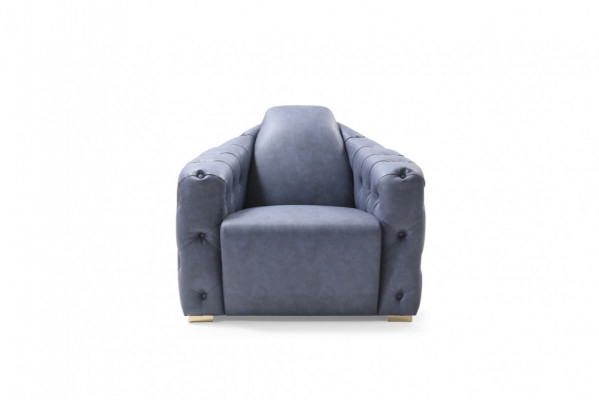 Armchair Couch Upholstery Designer Textile 1-Seater Upholstery Chesterfield Seat Couches