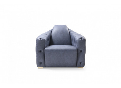 Armchair Couch Upholstery Designer Textile 1-Seater Upholstery Chesterfield Seat Couches