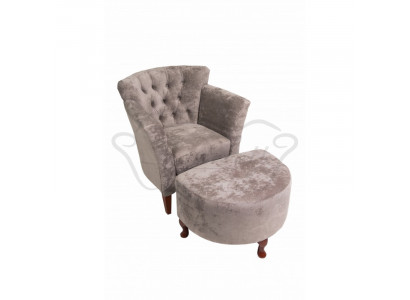 Stool Footstool Side Stool Ottoman Bench Chesterfield Upholstery Seat New