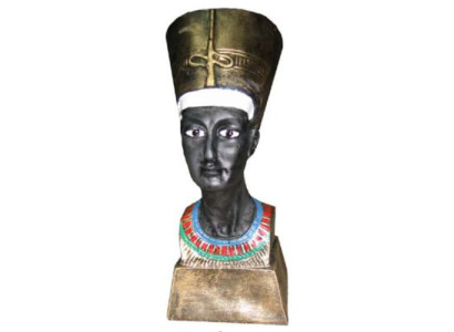 Egypt Sculpture Nefertiti Figure Statue Figures Statues Antique Style 32cm Bust