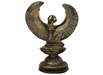 Egypt Sculpture Goddess Isis Figurine Statue Figures Statues Antique Style 38cm New