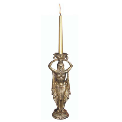 Candle holder sculpture Egyptian candlesticks candlestick 37 cm