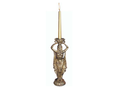 Candle holder sculpture Egyptian candlesticks candlestick 37 cm