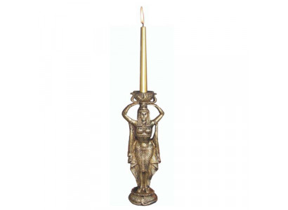 Candle holder sculpture Egyptian candlesticks candlestick 37 cm