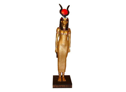 Egypt Sculpture Goddess Isis Figure Statue Figures Statues Antique Style 33cm New