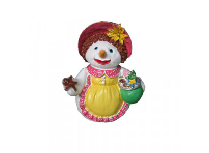 Snowman Figure Statue Decor Figures Decor Sculpture 32cm Winter New Statues New