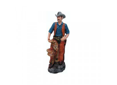 Statue sculpture lumberjack cowboy figure statues sculptures hand-painted figures