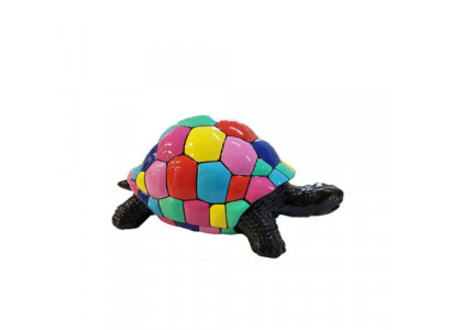 Turtle figure abstract figures statues modern statue colorfully painted new 40cm