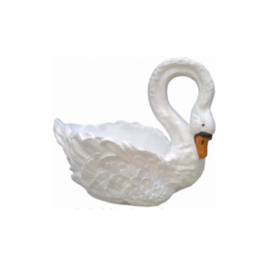 Swan Decorative Statue Garden Figures Statues 54cm Life-Size Figure Plastic