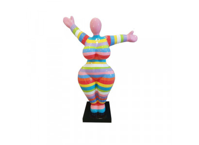 Modern living room decoration statue figures sculptures abstract 85cm colorful decor
