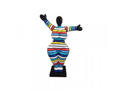 Modern living room decoration statue figurines sculptures colorful abstract decor 85cm