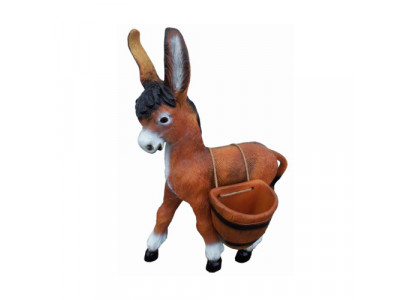 Modern design donkey animal garden plastic decoration sculpture brown new