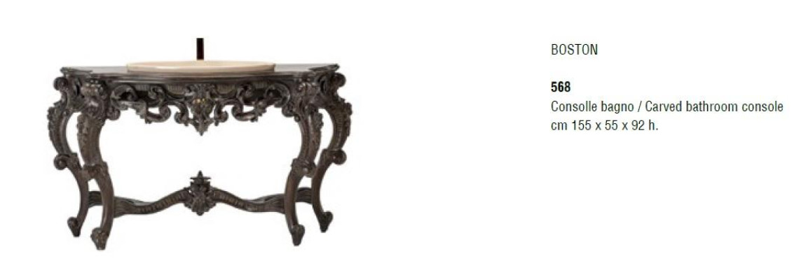 Bathroom furniture design brown console luxury consoles Bizzotto Italy sideboard