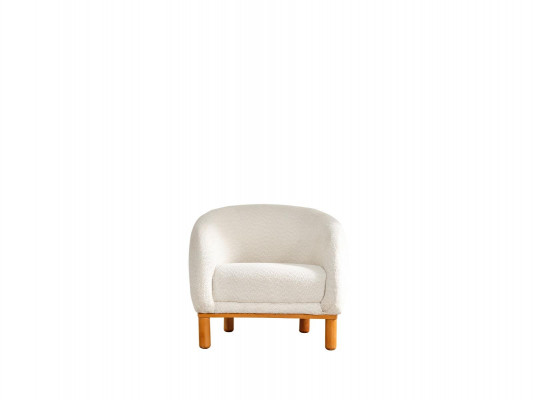 Armchair Cocktail Chair White Wing Chair Fabric Armchair Upholstered Seat