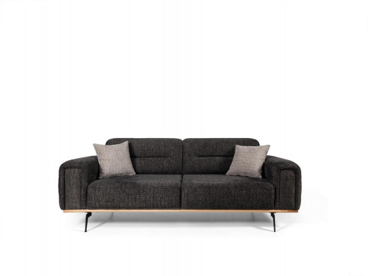Fabric sofa design three-seater gray sofa 3-seater upholstered sofa couch