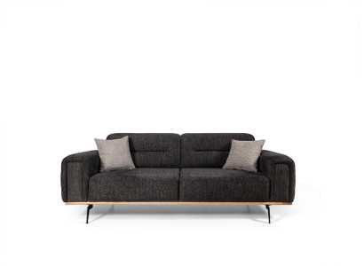 Fabric sofa design three-seater gray sofa 3-seater upholstered sofa couch