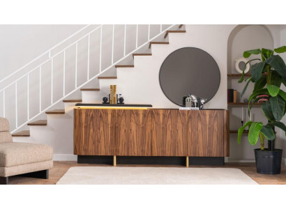Sideboard cupboard wooden cabinet wood brown dresser furniture