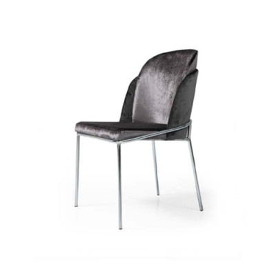 Gray dining chair luxurious stainless steel kitchen designer chairs new