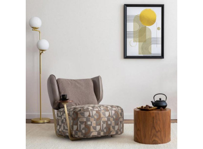 Colorful upholstered armchair living room designer armchair relax single-seater new