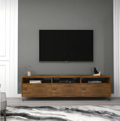 Sturdy Sideboard Living Room 3-Drawer Lowboard Designer TV Stand