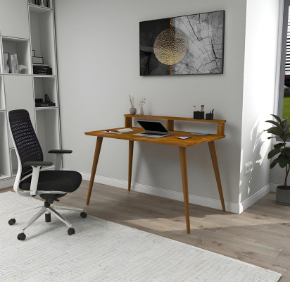 Luxury brown desk in bedroom style modern wooden desks new