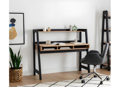 Black-Brown Laptop Table Designer Office Furniture Home Office Tables