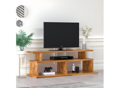 Stylish Brown TV Table Living Room TV Stand Robust Sideboard