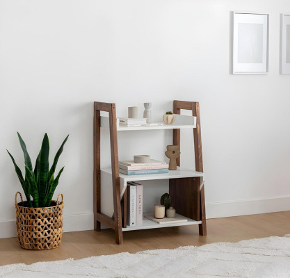 Stylish Storage Chest Compact Bookshelf Wooden Book Cabinet