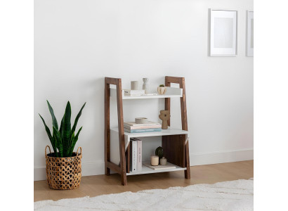 Stylish Storage Chest Compact Bookshelf Wooden Book Cabinet
