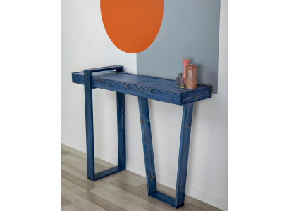 Stylish Console Table Blue Living Room Console Modern Designer Sideboard