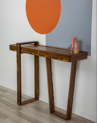 Stylish High-Quality Console Table Brown Living Room Console Modern Designer