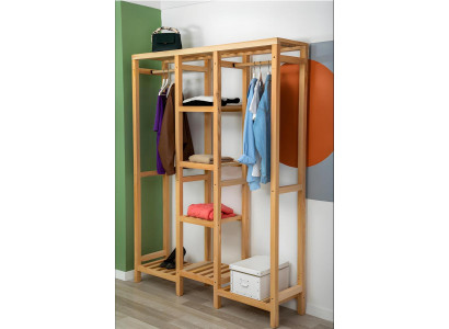 Wardrobe Beige Shelf Closet Wardrobe Furniture Cabinets Wardrobes Wood