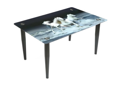 Multicolored Elegant Coffee Table Hard Glass Living Room Tables Designer Furniture
