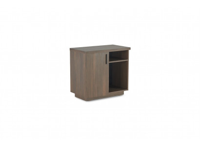 Chest of drawers brown solid color modern design rectangular study living room