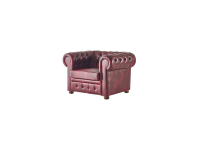 Chesterfield Armchair Bordeaux Solid Color Chesterfield Living Room Classic