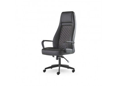 Executive chair black office chair modern leather with wheels study office