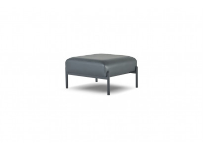Rectangular leather stool modern black hallway entrance office furniture office