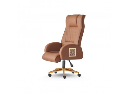 Office chair brown brown study room casters modern executive chair swivel chair
