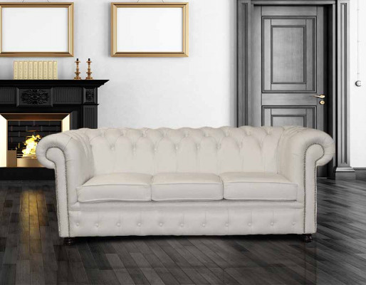Sofa Couch Upholstery Suite Seating Sofas Couches Chesterfield 3-Seater NAPOLI III