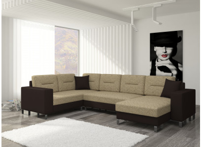 Design corner sofa, sleeper sofa, bed function, couch, leather, upholstery, fabric sofas, new 3260.