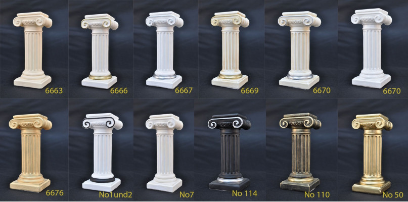 Regal Glass Display Cabinet Egyptian Shelves Showcases XXL Columns 240cm Column Egypt New