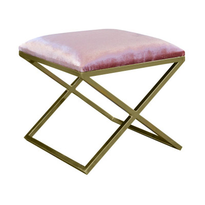 Pouf Footstool Round Seat Ottoman Upholstered Stool Seating Stool Elegant Designer New