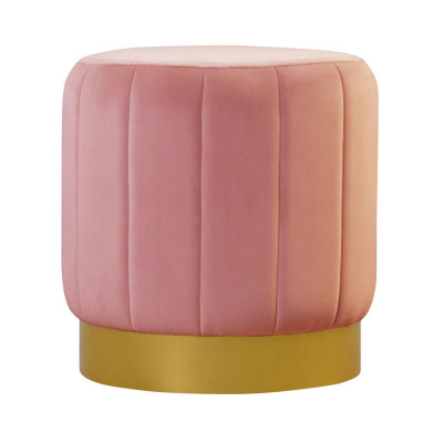 Pouf Ottoman Round Stool Upholstered Stool Seat Stool Ottoman Relax New