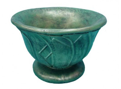 Antique style flower vase vintage vases decoration pots bowl goblet turquoise green