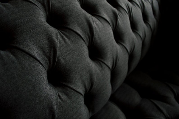 Chesterfield Textile 2-Seater Sofa Luxury Sofa Upholstered Sofas Design Fabric Sofas