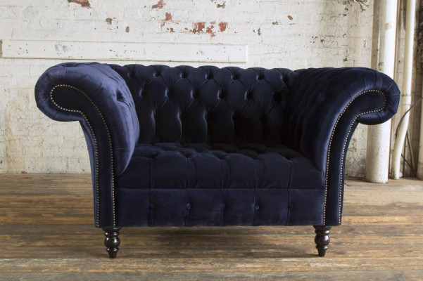 Chesterfield Design Sofa Armchair Couch Upholstery Luxury Classic Textile Couches