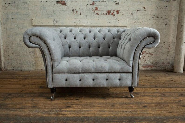 Armchair 1-Seater Upholstered Sofa Classic Chesterfield Premium Class Chair