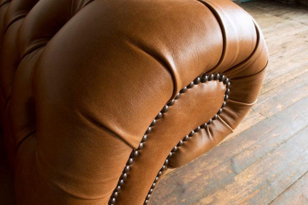 Armchair 1 Seater Chesterfield Faux Leather Upholstered Sofas Design Luxury Couch Sofa