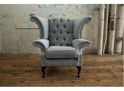 Wing chair, upholstered sofas, armchair, 1-seater sofa, Chesterfield chair, premium class